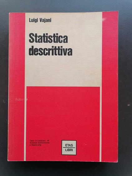 Statistica descrittiva - copertina