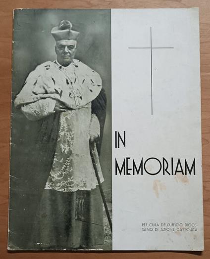 In memoriam S. A. Rev.ma Mons. Celestino Endrici Arcivescovo e Principe di Trento - copertina