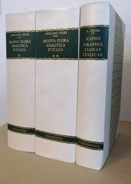 Nuova flora analitica d'Italia: contenente la descrizione delle piante vascolari indigene inselvatichite e largamente coltivate in Italia (anastatica) - Adriano Fiori - copertina