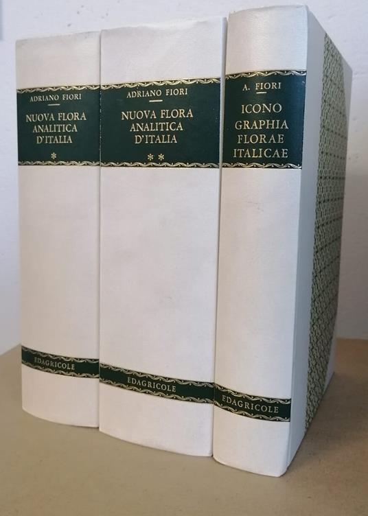 Nuova flora analitica d'Italia: contenente la descrizione delle piante vascolari indigene inselvatichite e largamente coltivate in Italia (anastatica) - Adriano Fiori - copertina