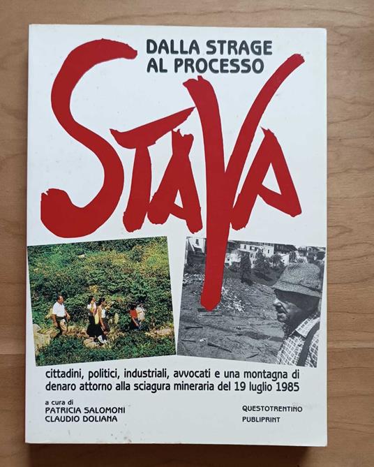 Stava: dalla strage al processo: cittadini, politici, industriali, avvocati e una montagna di denaro attorno alla sciagura mineraria del 19 luglio 1985 - copertina