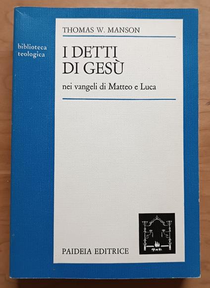 I detti di Gesù nei Vangeli di Matteo e Luca - copertina