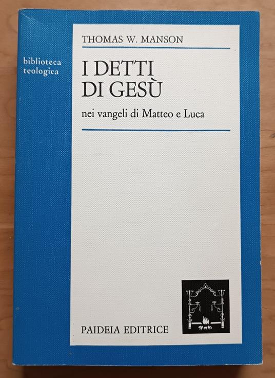 I detti di Gesù nei Vangeli di Matteo e Luca - copertina