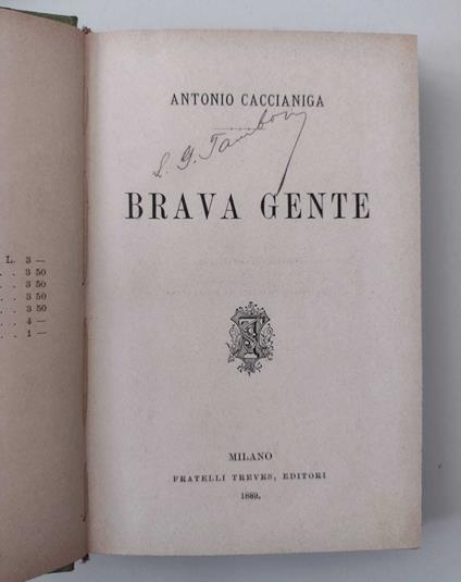 Brava gente - copertina