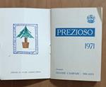 Agenda-calendarietto da barbiere Prezioso 1971 Omaggio Davide Campari Milano