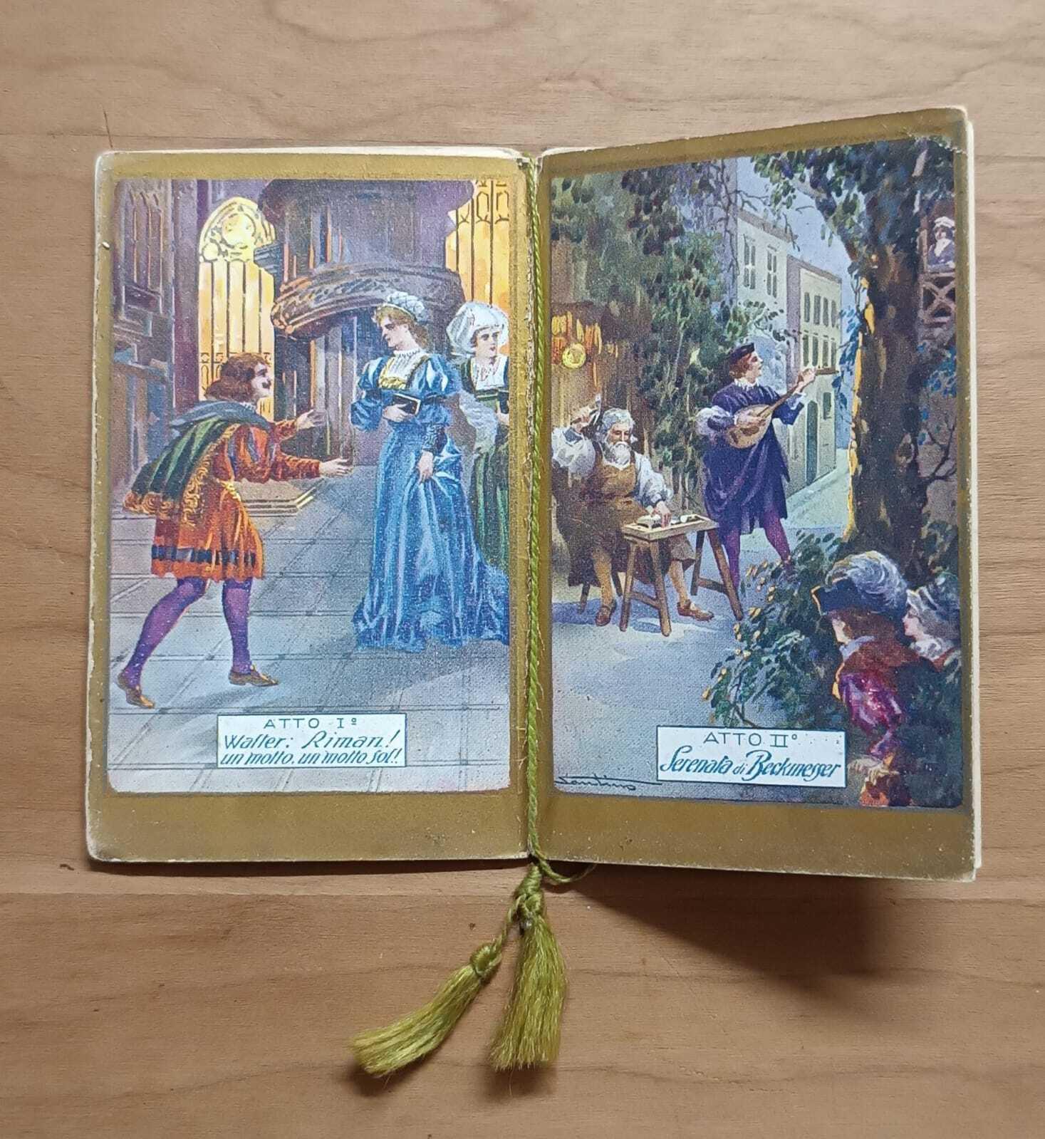 Calendarietto da barbiere I maestri cantori di Norimberga 1926