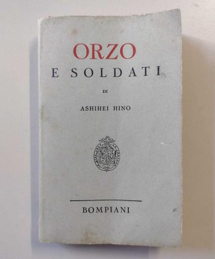 Orzo e soldati - copertina