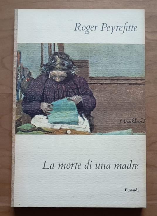 La morte di una madre - Roger Peyrefitte - copertina