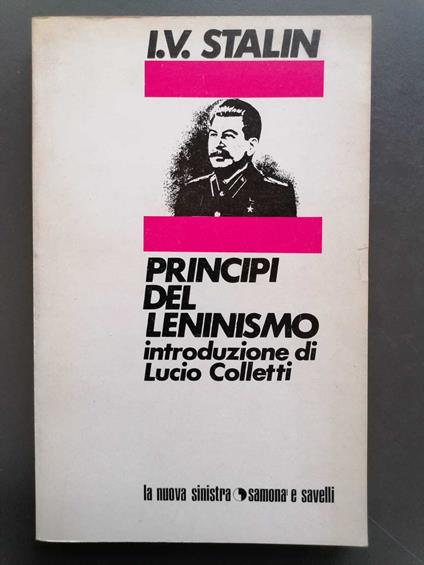Principi del leninismo e altri scritti - copertina