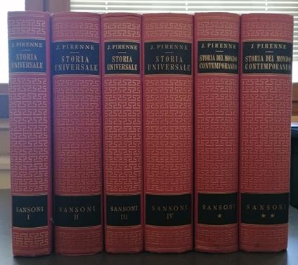Storia universale 4 v. + Storia del mondo contemporaneo dal 1918 ad oggi 2 v - Jacques Pirenne - copertina