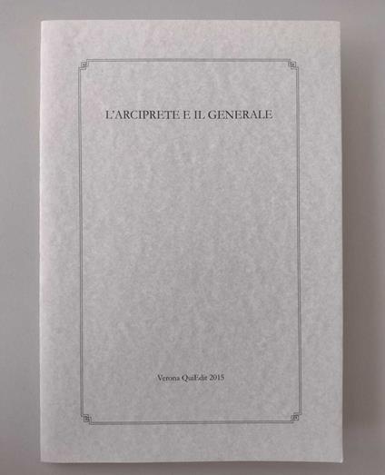 L' arciprete e il generale - copertina