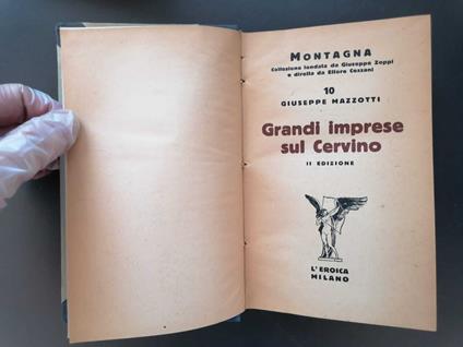 Grandi imprese sul Cervino - copertina