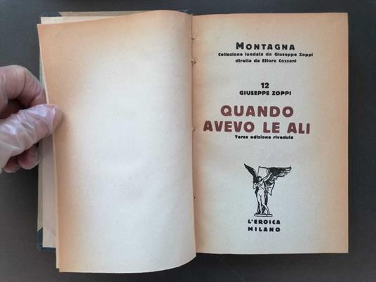 Quando avevo le ali - copertina