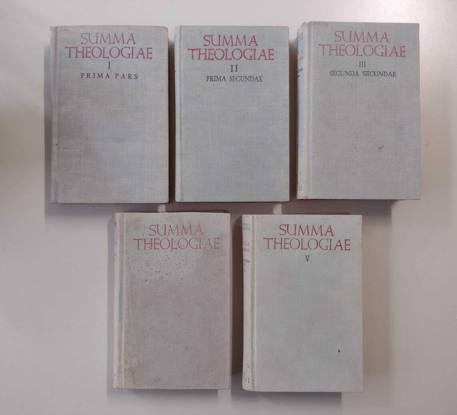 Summa Theologiae, Cura Fratrum eiusdem Ordinis: I. Prima Pars II. Prima Secundae III. Secunda Secundae IV. Tertia Pars V. Supplementum. Indices [5 VOLUMI]