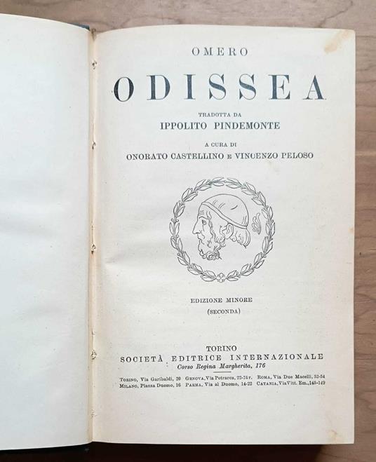 Odissea - Omero - copertina