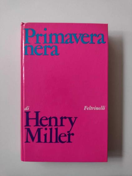 Primavera nera - Henry Miller - copertina