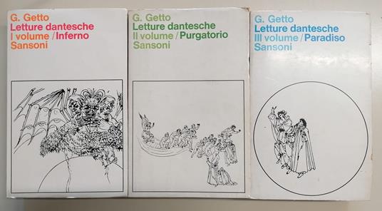 Letture dantesche: Inferno, Purgatorio, Paradiso - Giovanni Getto - copertina