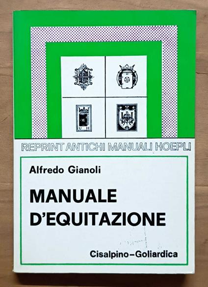 Manuale d'equitazione - copertina