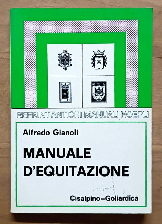 Manuale d'equitazione - copertina