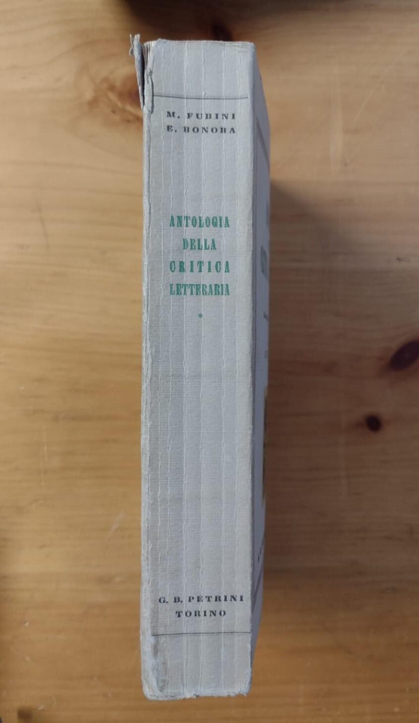Antologia della critica letteraria. I: Dalle origini alla fine del Trecento