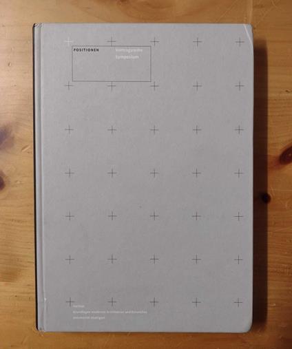 Positionen: Vortragsreihe, Symposium - copertina