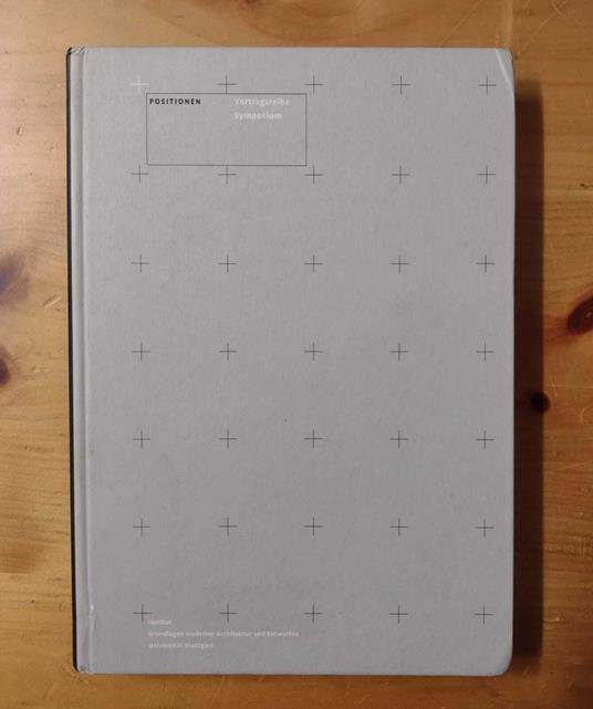 Positionen: Vortragsreihe, Symposium - copertina
