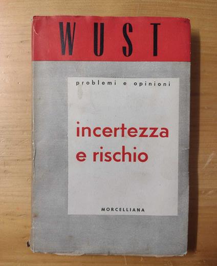Incertezza e rischio - copertina