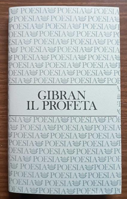 Il profeta - Kahlil Gibran - copertina
