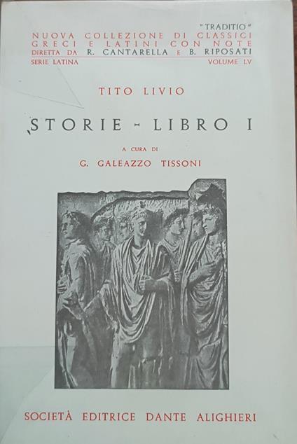 Storie, libro I - Tito Livio - copertina