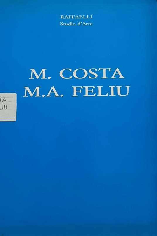 M. Costa. - M. A. Feliu - copertina