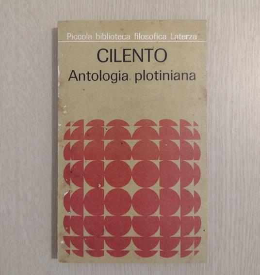 Antologia plotiniana - Vincenzo Cilento - copertina