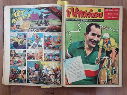 Il Vittorioso: da n. 2 1955 a n. 39 del 1955 settimanale rilegato - copertina