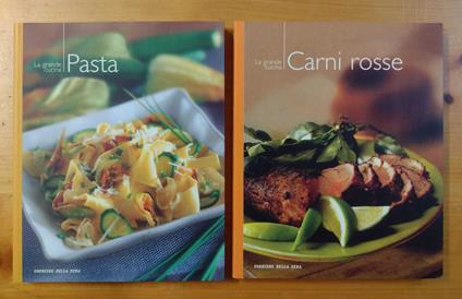 LOTTO DI 2 LIBRI La grande cucina: Pasta + Carni rosse - copertina