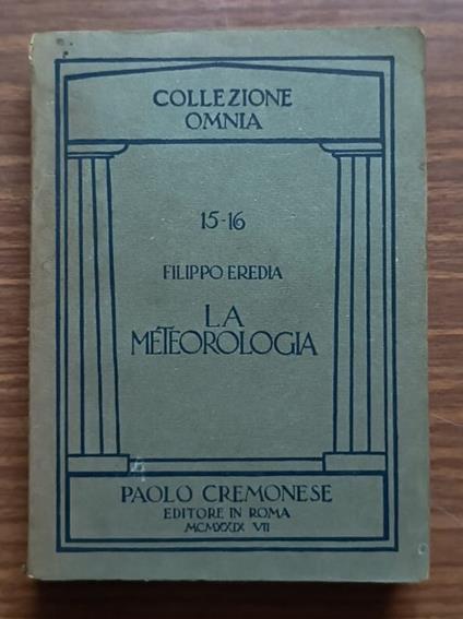 La meteorologia - copertina