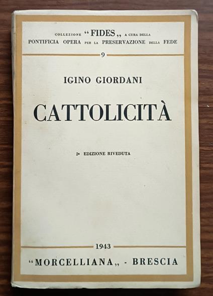 Cattolicità - copertina