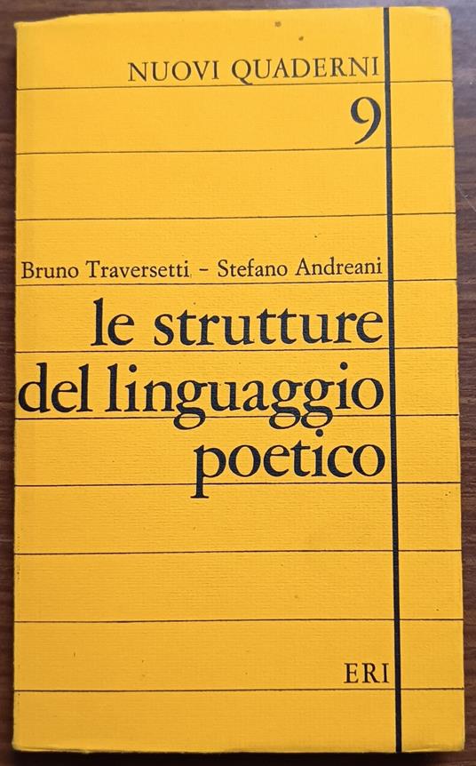 Le strutture del linguaggio poetico - copertina