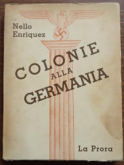 Colonie alla Germania - copertina