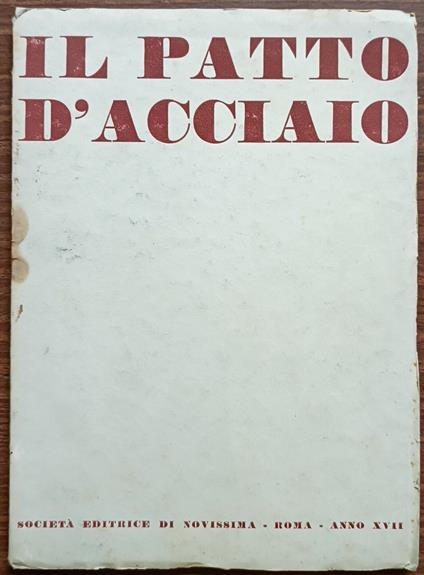 Il patto d'acciaio - copertina