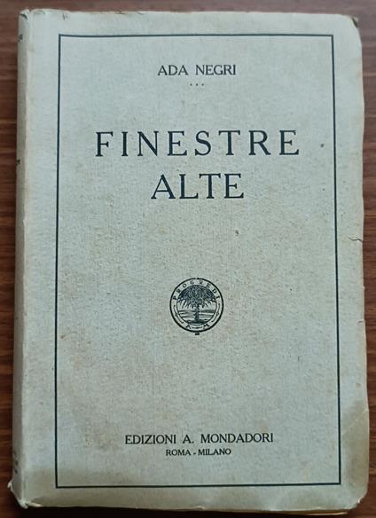Finestre alte: novelle - copertina