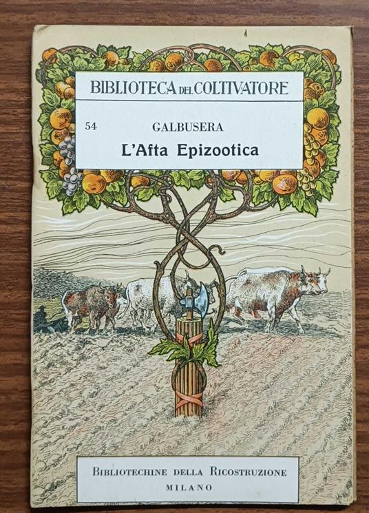 L'afta epizootica - copertina