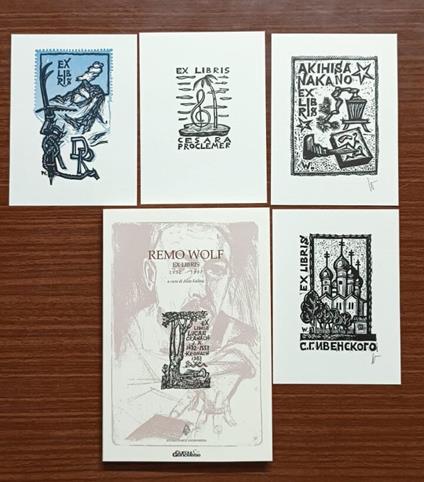 Remo Wolf: Ex Libris 1932-1997 + 4 EX LIBRIS - copertina