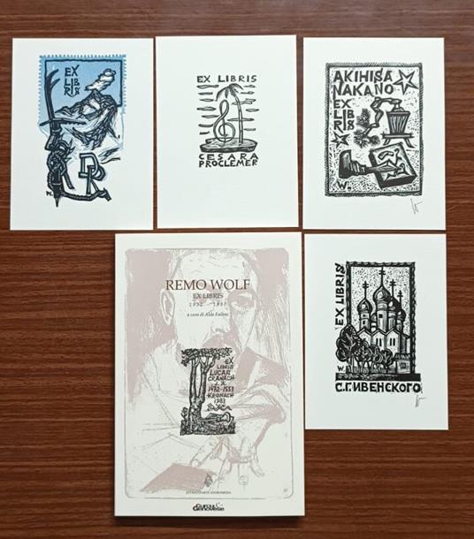 Remo Wolf: Ex Libris 1932-1997 + 4 EX LIBRIS - copertina