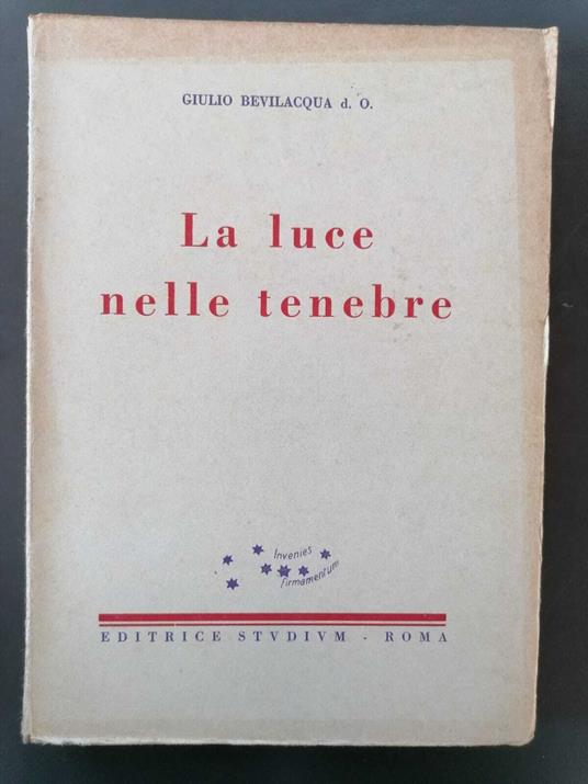 La luce nelle tenebre - copertina