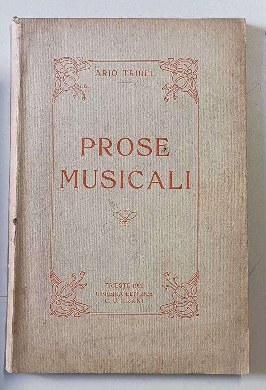 Prose musicali - copertina