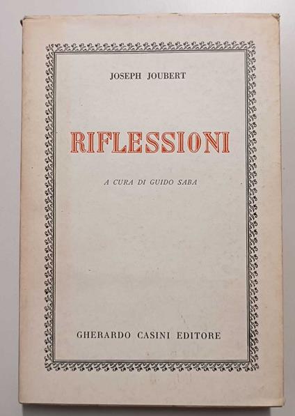 Riflessioni - copertina