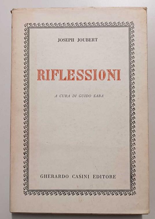 Riflessioni - copertina