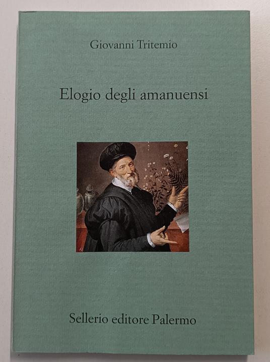 Elogio degli amanuensi - copertina