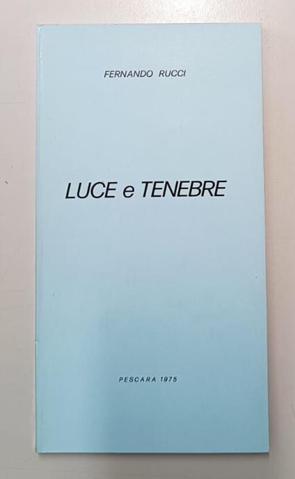Luce e tenebre - copertina