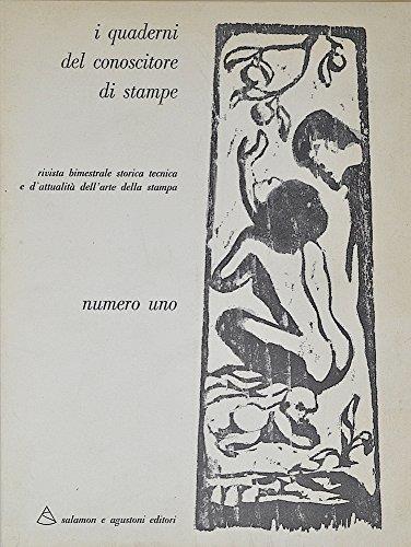 I quaderni del conoscitore di stampe n. 1 - copertina