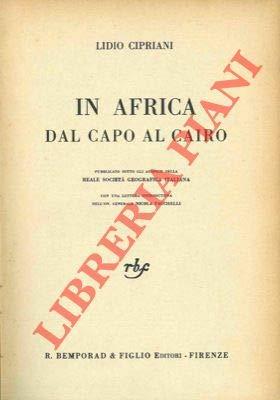 In Africa dal Capo al Cairo - Lidio Cipriani - copertina